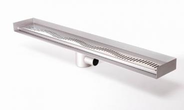 Designer Bodenablaufrinne für Nischenmontage, 800 mm, PZ011LP.800
