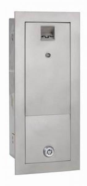 Wertmarkenautomat für Duschen, Unterputzmontage, ZAS1