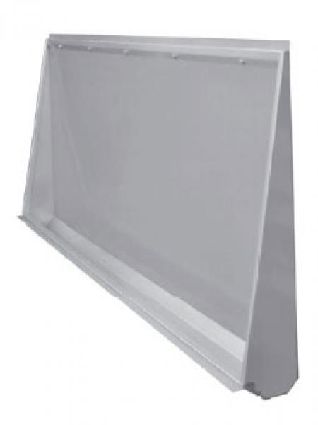 Urinalrinne aus Edelstahl, 3000 mm, bodenstehend, ZP02.4 Urinalrinne aus Edelstahl, 3000 mm, bodenstehend, ZP02.4